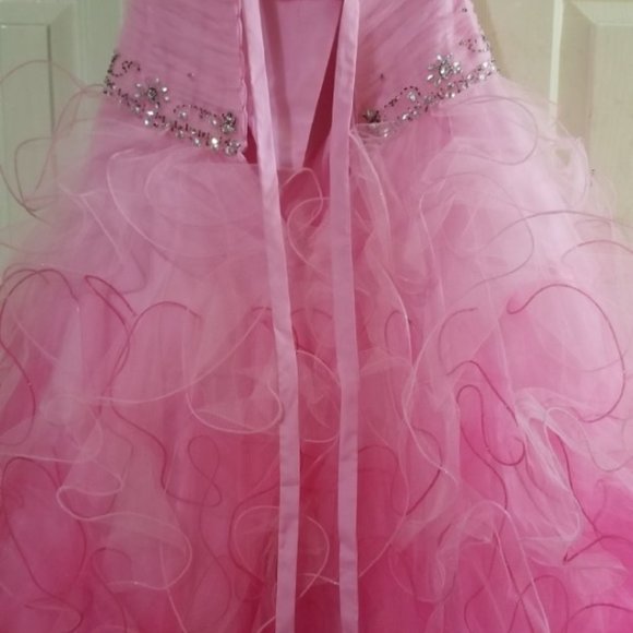 Girls pageant dress